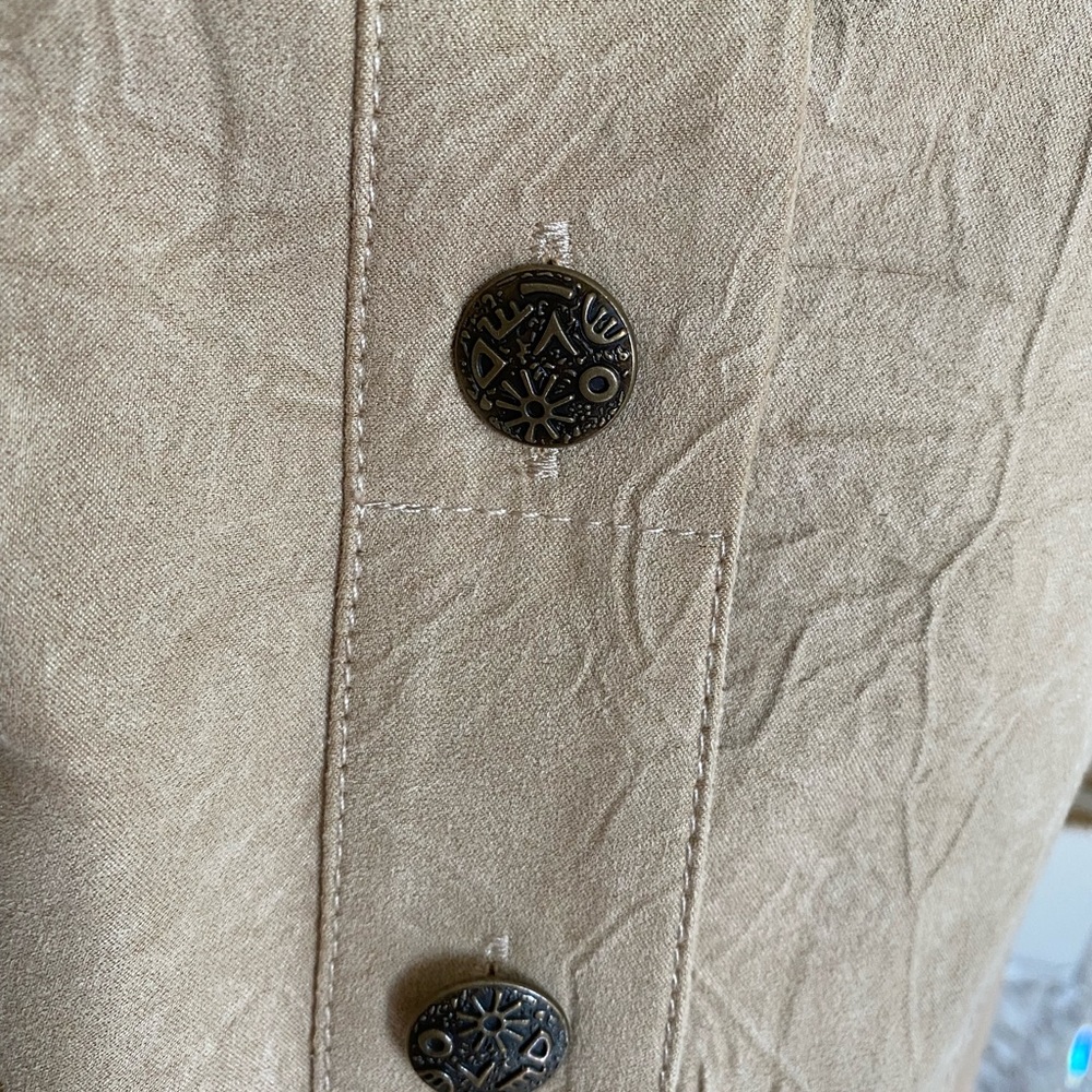 Chico’s Tan Button Down Jacket - image 6